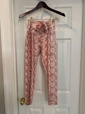 Victoria's Secret Pink Snake-Print High-Waist Jeggings